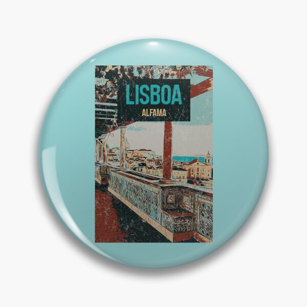 Item preview, Alfama District Lisbon Illustration, Portugal designed and sold by Lemomo-artworks.
