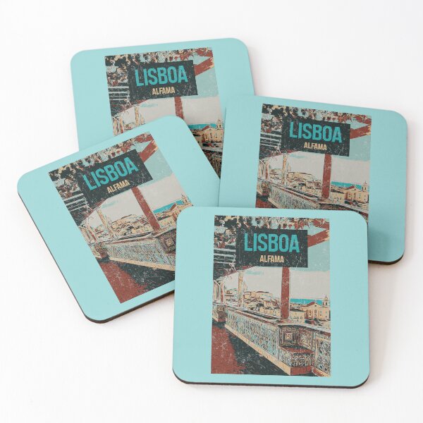 Item preview, Alfama District Lisbon Illustration, Portugal designed and sold by Lemomo-artworks.