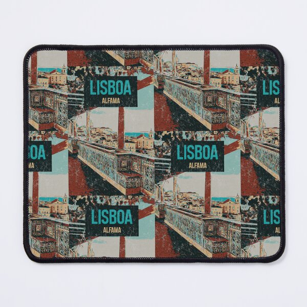 Item preview, Alfama District Lisbon Illustration, Portugal designed and sold by Lemomo-artworks.