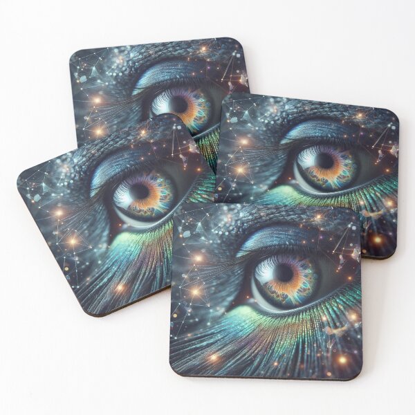 Item preview, eye fantasy imagination cosmos stars abstract surreal artistic designed and sold by MaciejPetelski.