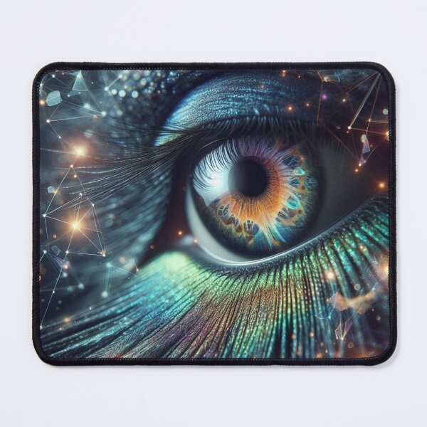 Item preview, eye fantasy imagination cosmos stars abstract surreal artistic designed and sold by MaciejPetelski.