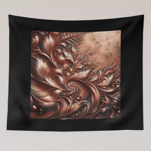 Item preview, Copper Fractal 1 designed and sold by Sybille-Yates.