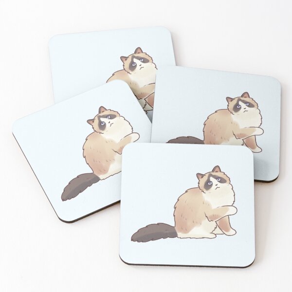 Item preview, Cute Ragdoll cat art designed and sold by Artofmayara.