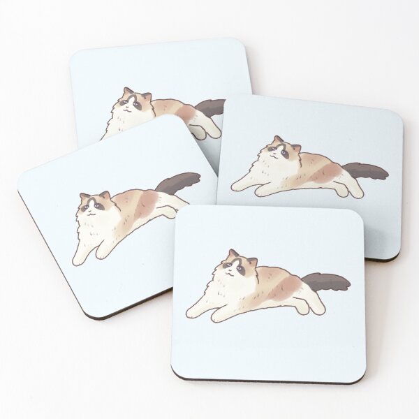Item preview, Ragdoll cat art designed and sold by Artofmayara.