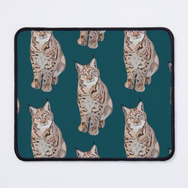 Item preview, L is for Lynx,Lynx – Elusive Wild Cat of the Northern Forests Illustration designed and sold by PrettylittlepastelUk.
