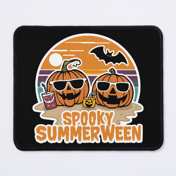 Item preview, Spooky Summerween - pumpkins on the beach designed and sold by MaateoDesign.