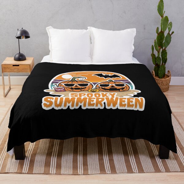 Item preview, Spooky Summerween - pumpkins on the beach designed and sold by MaateoDesign.