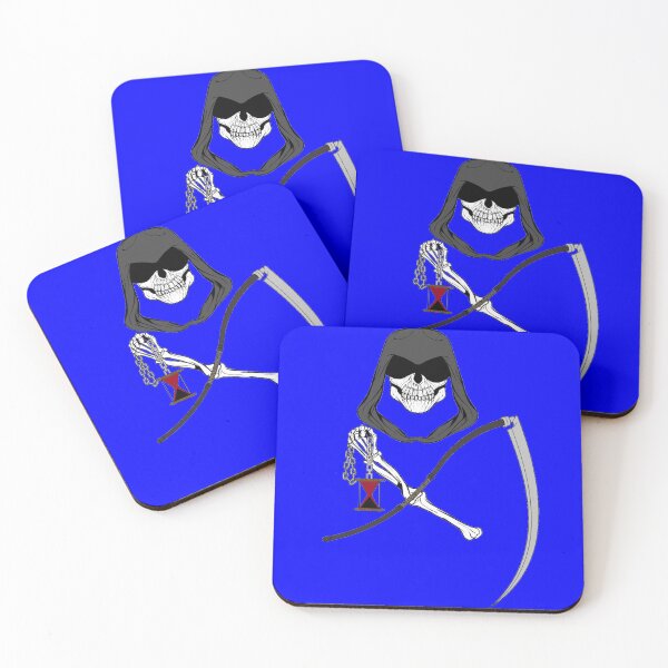 Item preview, Grim Reaper Jolly Roger (Remastered, Blue) designed and sold by MurpheusTech.