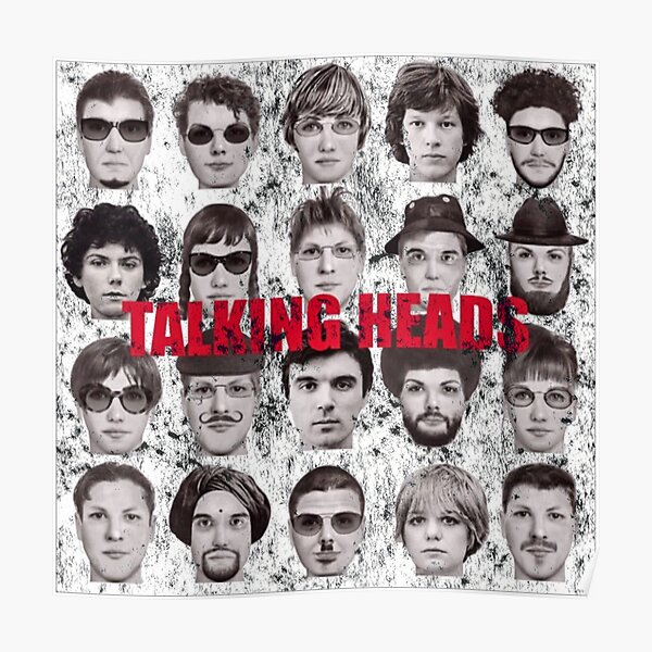 Talking Heads Posters | Redbubble