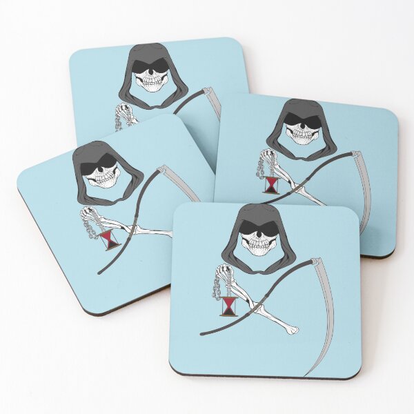 Item preview, Grim Reaper Jolly Roger (Remastered, Light Blue) designed and sold by MurpheusTech.
