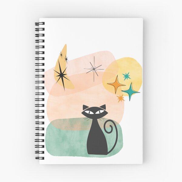 Item preview, Mid Century Modern Cat designed and sold by CreativeCanvas8.