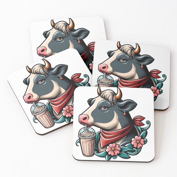 Item preview,  Milkshake Sippin’ Cow designed and sold by TeeGleam.