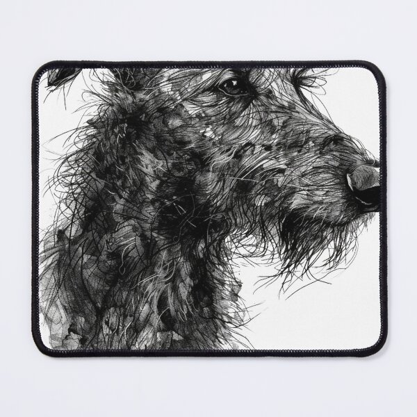 Item preview, deerhound head designed and sold by aghnadarragh.