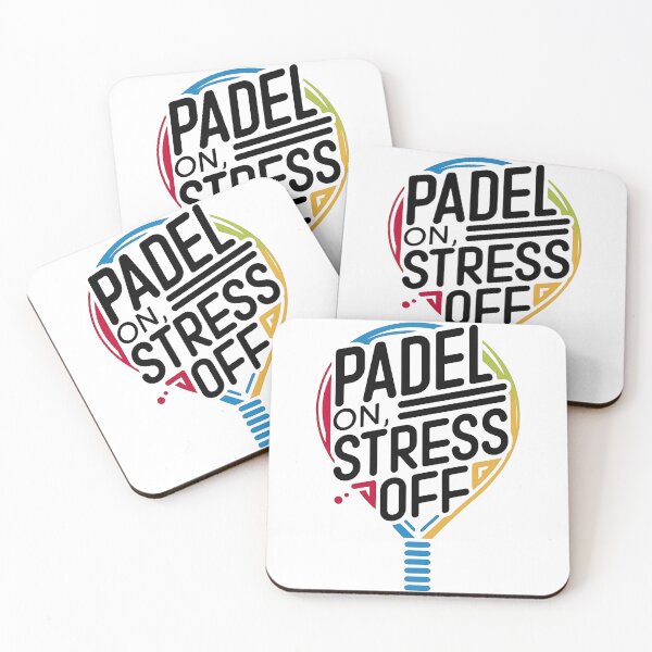 Item preview, Padel On, Stress Off Padel Player designed and sold by DomTeesHaven.