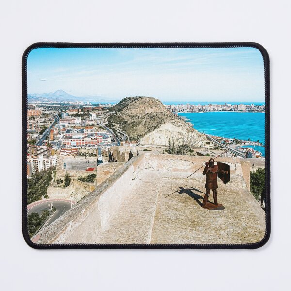 Item preview, Alicante, Spain -  Iron statue of a medieval warrior at Santa Barbara Castle designed and sold by Stuart Chard Photography.