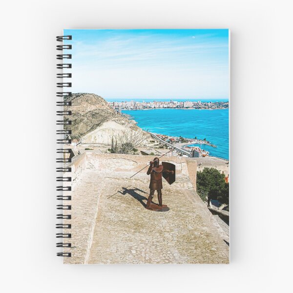 Item preview, Alicante, Spain -  Iron statue of a medieval warrior at Santa Barbara Castle designed and sold by Stuart Chard Photography.