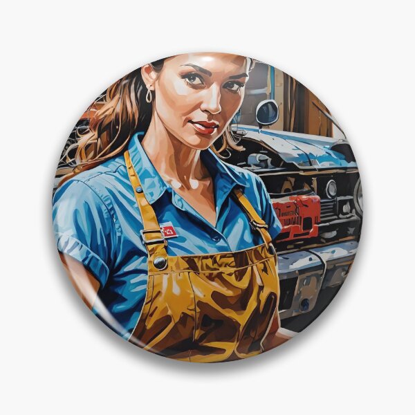 Item preview, Car Repair Shop Girl designed and sold by mvojnovic1992.