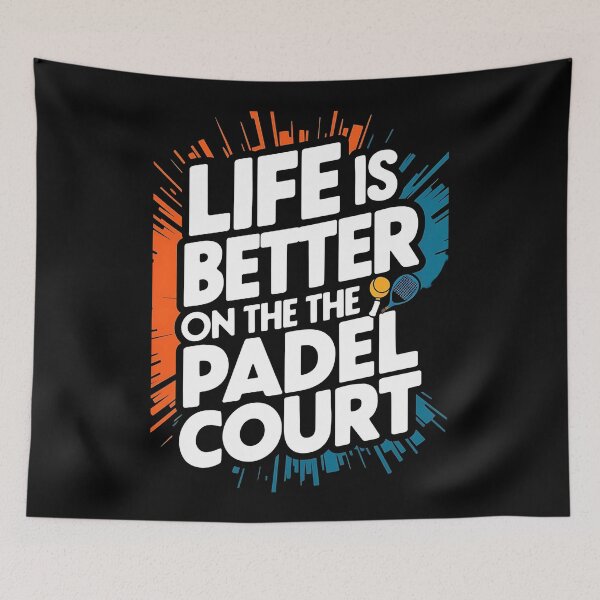 Item preview, Life Is Better On The Padel Court Padel Player designed and sold by DomTeesHaven.