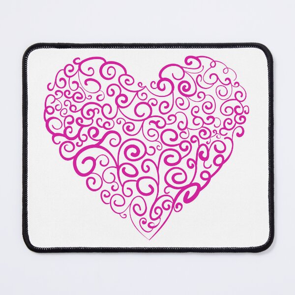 Item preview, Spiral textured pink heart for Valentines Day designed and sold by CutieBlue.