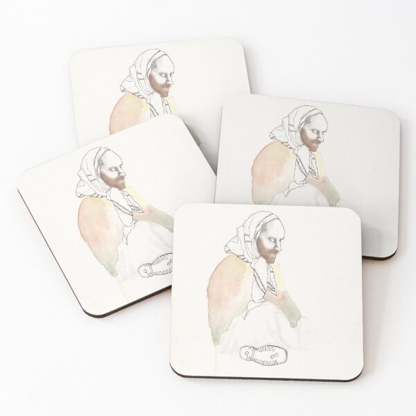 Artikelvorschau, Illustration, Model mit Kopftuch entworfen und verkauft von DMCBerlin.