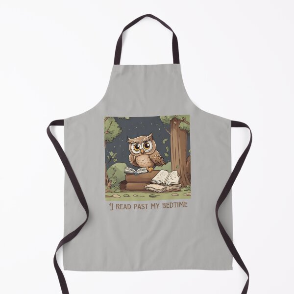 Item preview, I read past my bedtime night owl  designed and sold by sydney-syder.