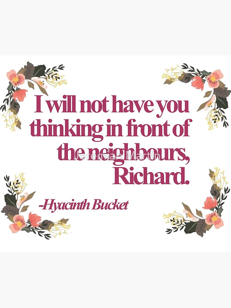 "Hyacinth Bucket Quotes " Travel Coffee Mug for Sale by jeremiahm08