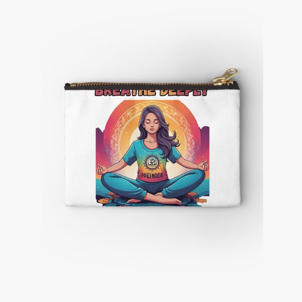Item preview,  Embrace Serenity with This "Breathe Deeply" Yoga Quote Design designed and sold by Moh-nd-Eg.