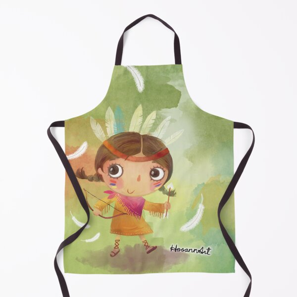 Item preview, Cute Little Indian Archer Girl designed and sold by hosannart.