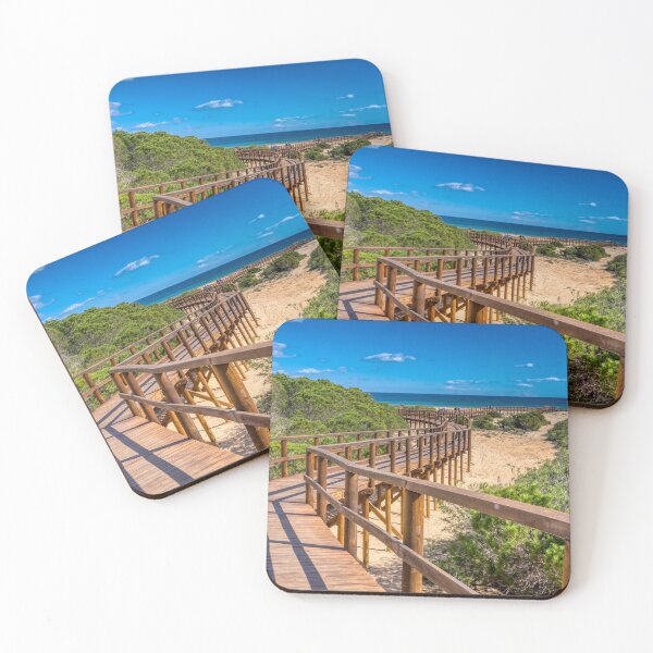 Item preview, A Wooden Beach Walkway. A walkway leading to Gran Alacant Beach near to Alicante In Spain designed and sold by Stuart Chard Photography.