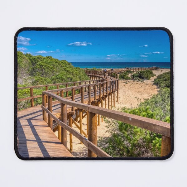 Item preview, A Wooden Beach Walkway. A walkway leading to Gran Alacant Beach near to Alicante In Spain designed and sold by Stuart Chard Photography.