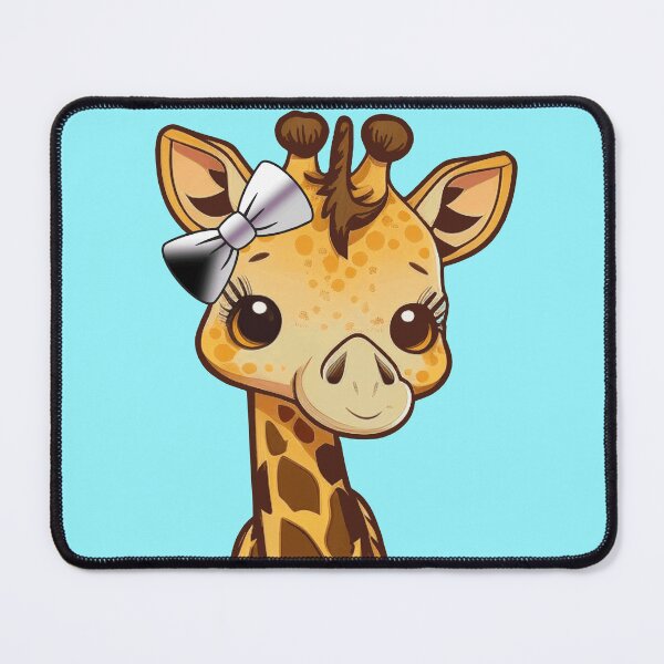 Item preview, Cute Giraffe with Demisexual Pride Flag Bow, Kawaii Demi Pride Design designed and sold by Travelslightly.
