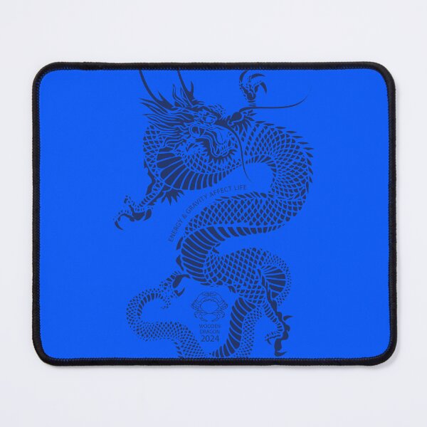 Item preview, Woden Dragon 2024 - Energy & gravity affect life (Navy) designed and sold by SueKnox.