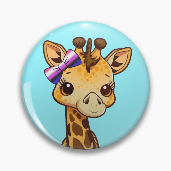 Item preview, Cute Giraffe with Genderfluid Pride Flag Bow, Kawaii Genderfluid Pride Design  designed and sold by Travelslightly.