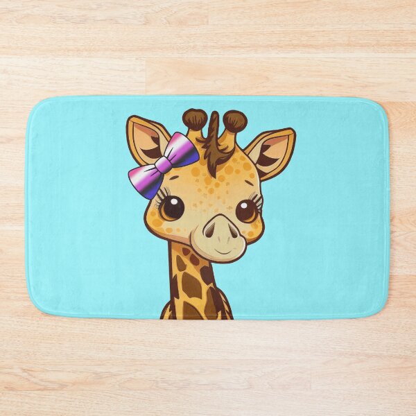 Item preview, Cute Giraffe with Genderfluid Pride Flag Bow, Kawaii Genderfluid Pride Design  designed and sold by Travelslightly.