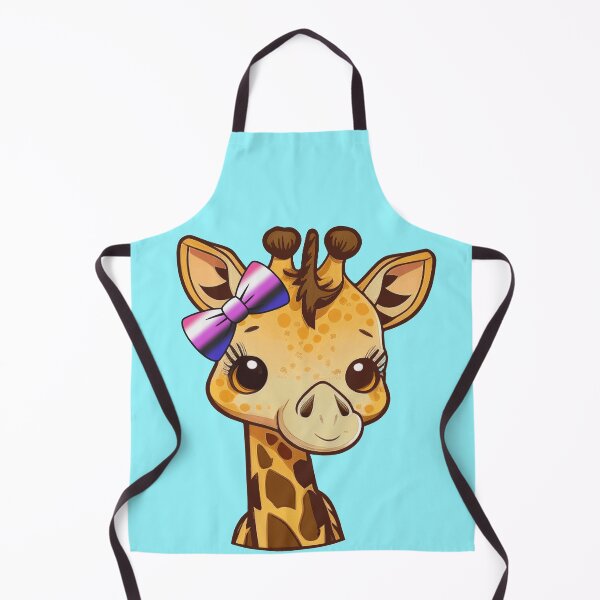 Item preview, Cute Giraffe with Genderfluid Pride Flag Bow, Kawaii Genderfluid Pride Design designed and sold by Travelslightly.