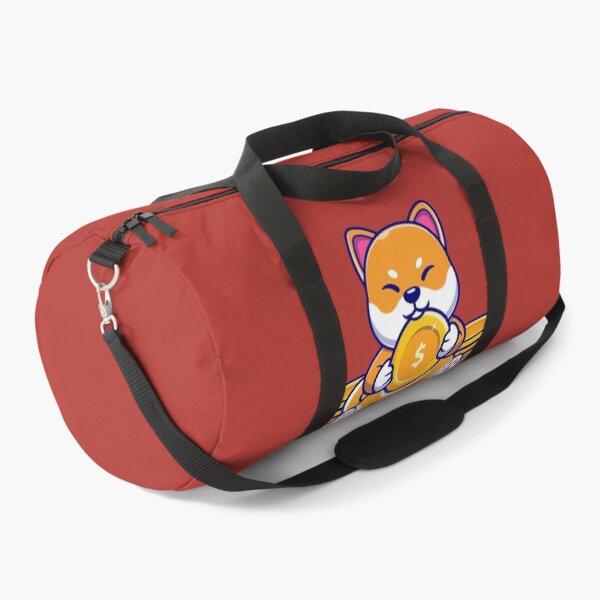Item preview, Kawaii Shiba Inu Eating USD Coin designed and sold by Quirky Dez.