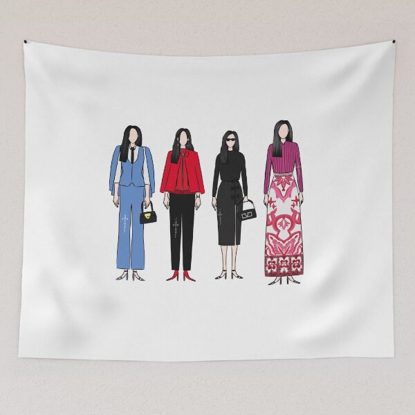 Item preview, Kim Ji Won Outfit From Queen Of Tears Korean Drama  designed and sold by ArtRaftPro.