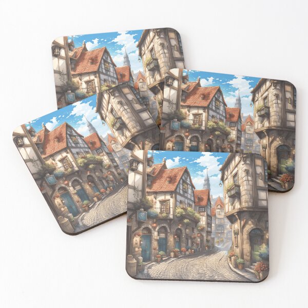 Item preview, Old European Town Fairytale designed and sold by MoriFantasy.