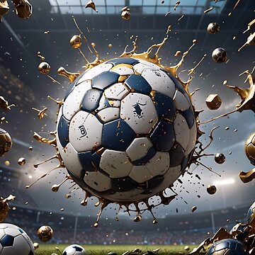Artwork thumbnail, Football ball by Marcu Ioachim
