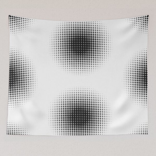 Item preview, Halftone graphic black designed and sold by studioiris.