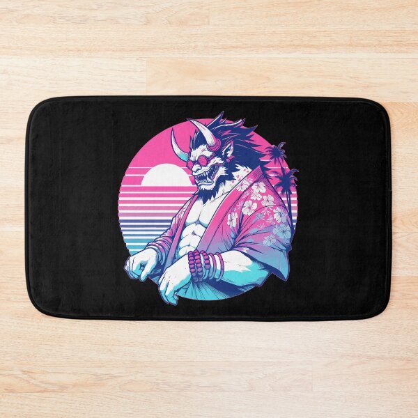 Item preview, Oni Yokai Ogre On Summer Palm Beach designed and sold by TomFrontierArt.