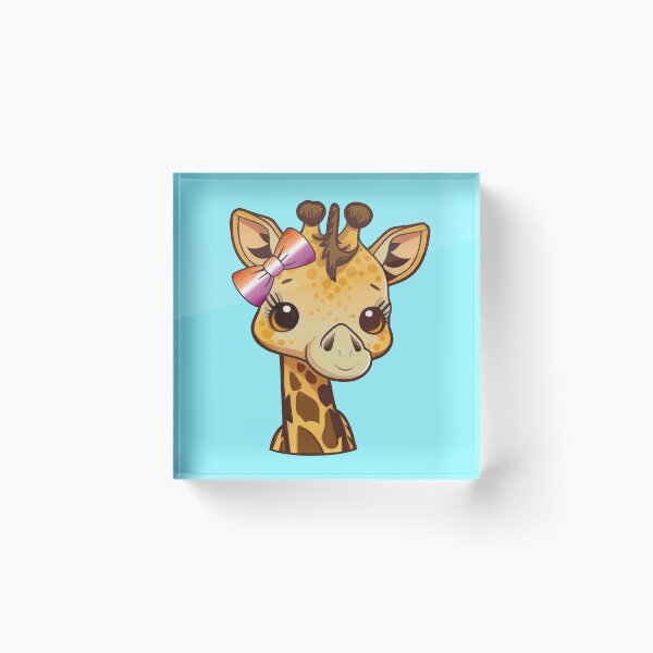 Item preview, Cute Giraffe with Lesbian Pride Flag Bow, Kawaii Lesbian Pride Design  designed and sold by Travelslightly.