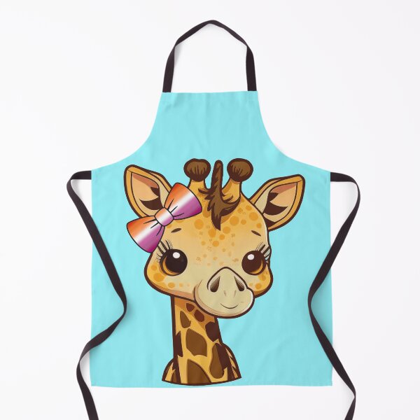 Item preview, Cute Giraffe with Lesbian Pride Flag Bow, Kawaii Lesbian Pride Design designed and sold by Travelslightly.