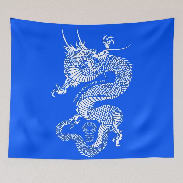 Item preview, Copy of Woden Dragon 2024 - Energy & gravity affect life (White) designed and sold by SueKnox.