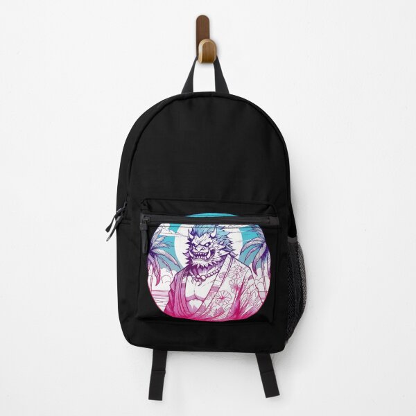 Item preview, Oni Yokai Ogre On Summer Time Palm Beach designed and sold by TomFrontierArt.