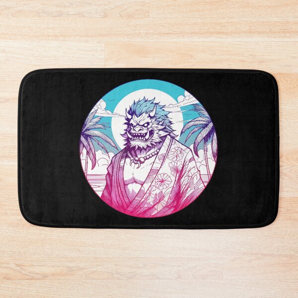 Item preview, Oni Yokai Ogre On Summer Time Palm Beach designed and sold by TomFrontierArt.