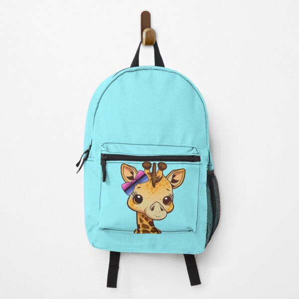 Item preview, Cute Giraffe with Omnisexual Pride Flag Bow, Kawaii Omni Pride Design  designed and sold by Travelslightly.