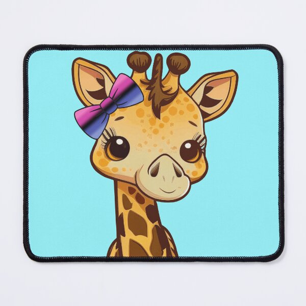 Item preview, Cute Giraffe with Omnisexual Pride Flag Bow, Kawaii Omni Pride Design  designed and sold by Travelslightly.