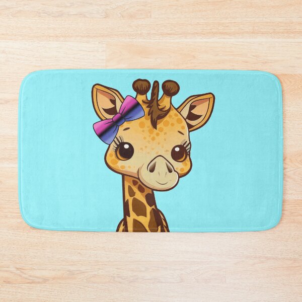 Item preview, Cute Giraffe with Omnisexual Pride Flag Bow, Kawaii Omni Pride Design  designed and sold by Travelslightly.