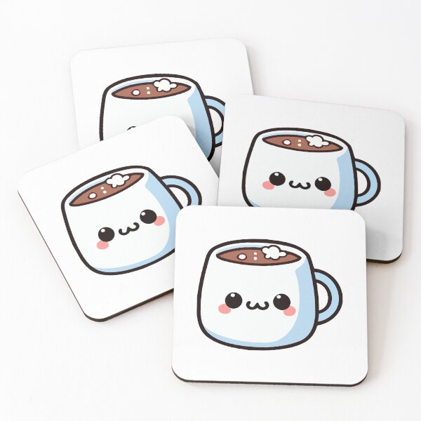 Item preview, Cute Kawaii Hot Chocolate Mug - Adorable Winter Drink designed and sold by Akioos.
